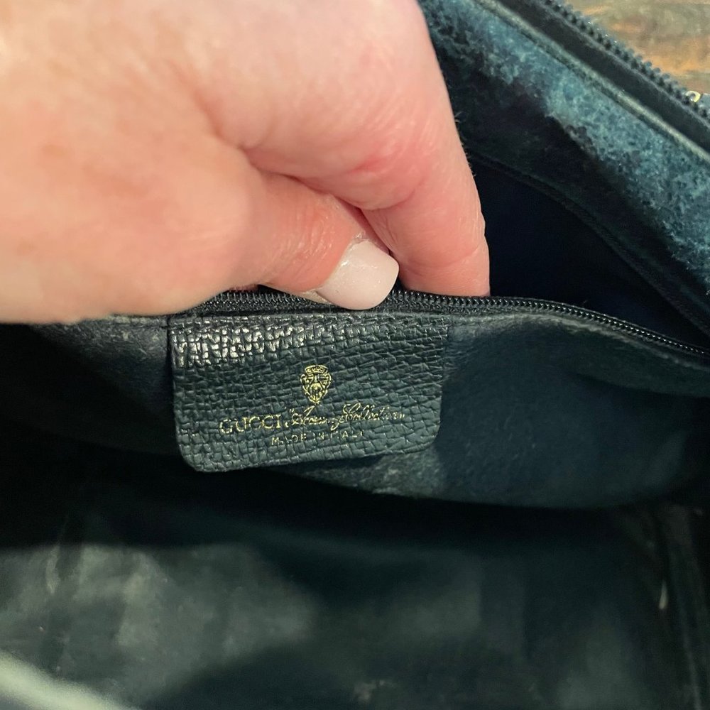Gucci Vintage Doctors Bag - Navy - Picture 2 of 7
